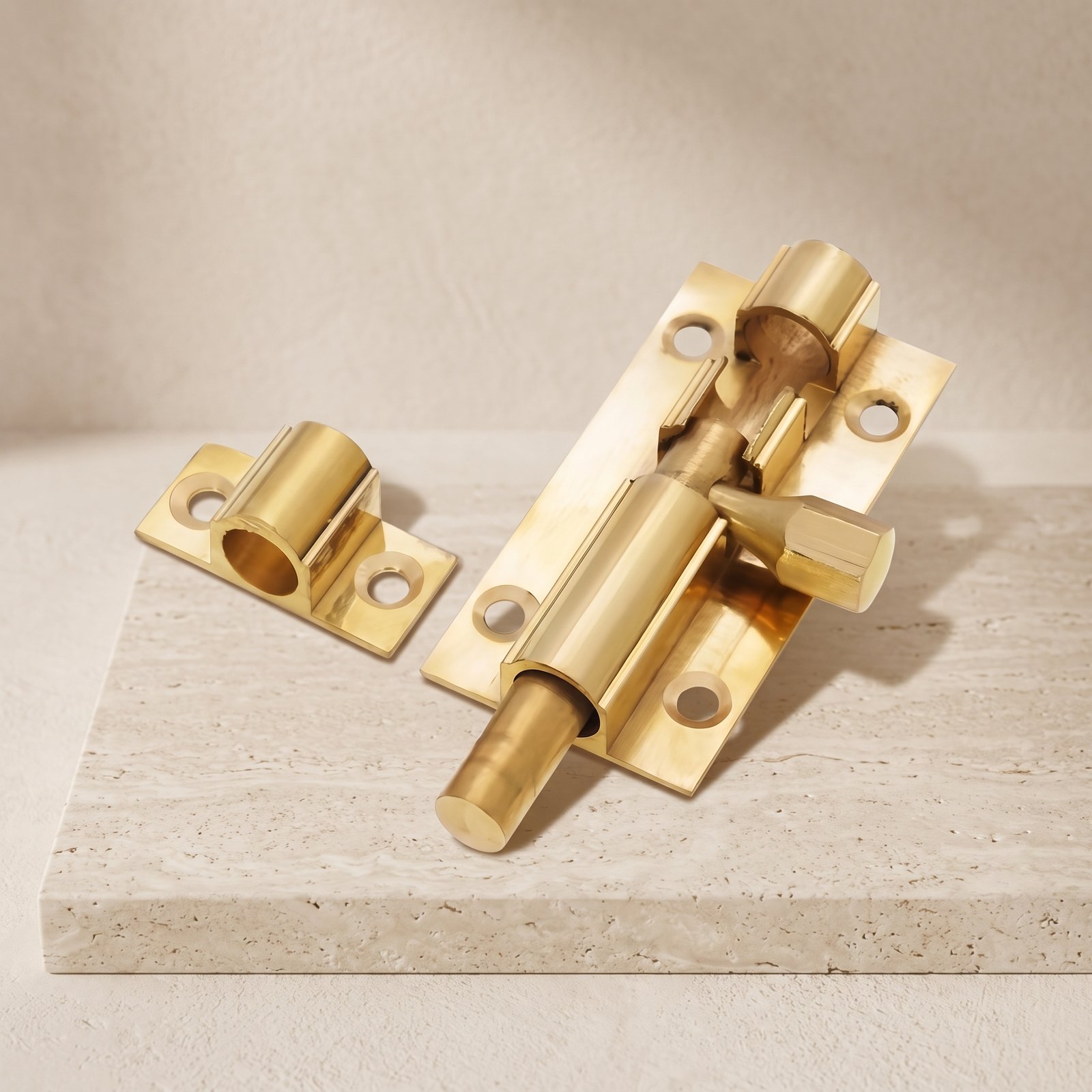 Solid Brass Barrel Bolt
